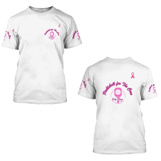 Pickleball For the Cure 3D T Shirts