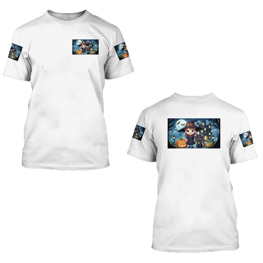 Halloween night 3D T Shirts