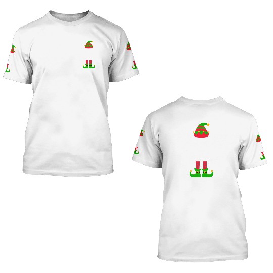The Dad Elf Christmas 3D T Shirts