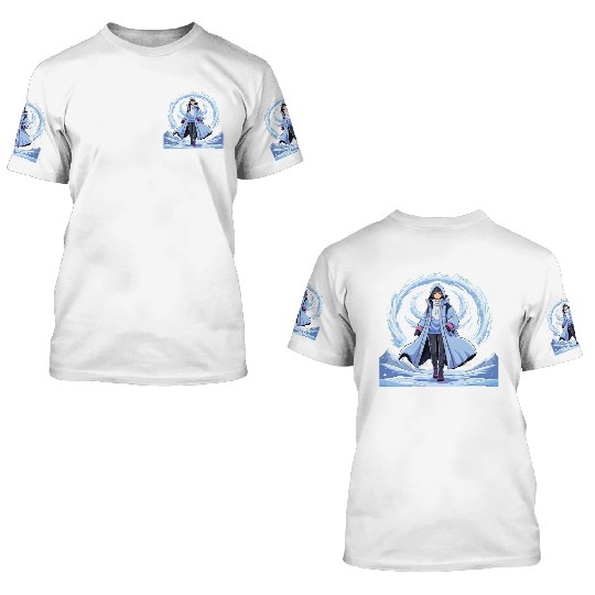 Chill Anime Winter 3D T Shirts