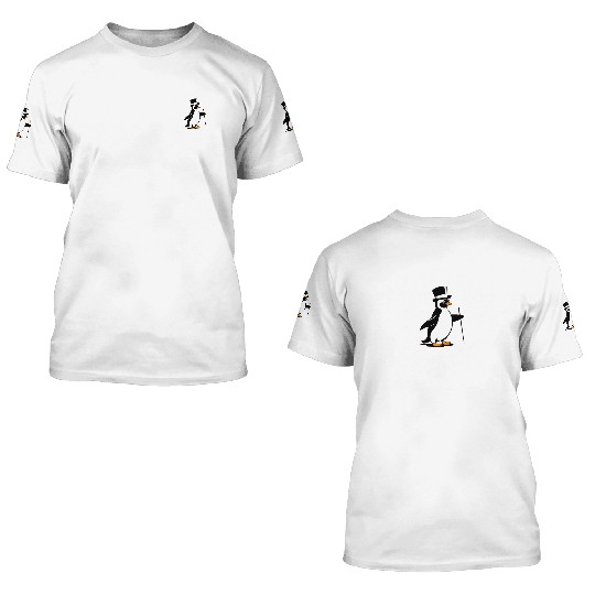 Flightless But Fabulous Mindfulness Penguin 3D T Shirts