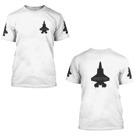 USAF F-35 Lightning II Art 3D T Shirts