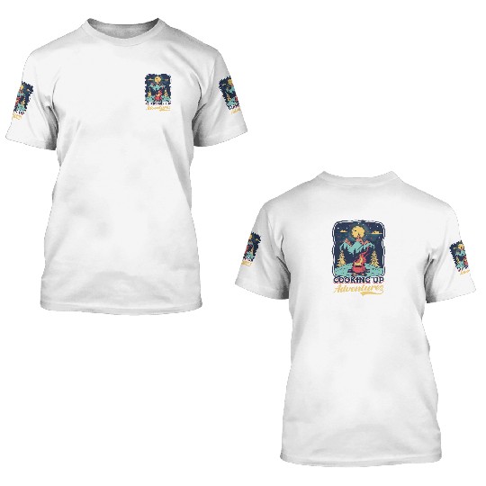 Camp Chef Cooking Up Adventures 3D T Shirts