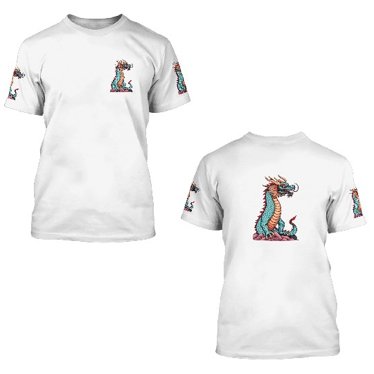 Asian Dragon 3D T Shirts