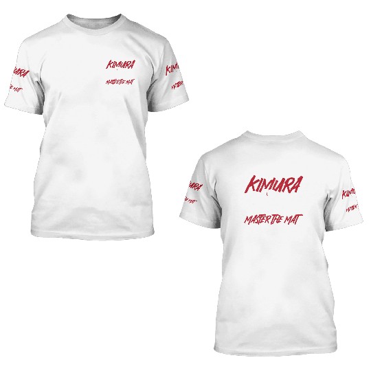Karate MMA BJJ Kimura 3D T Shirts