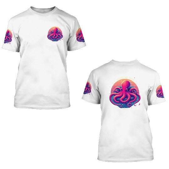Lessons in Procrastination from an Octopus 3D T Shirts