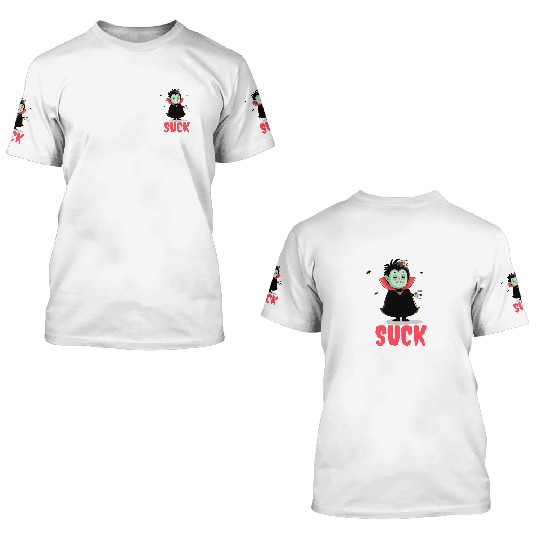 Mornings suck - Funny Dracula vampire 3D T Shirts