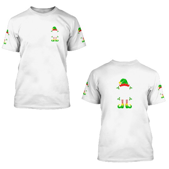 The Grumpy Elf 3D T Shirts