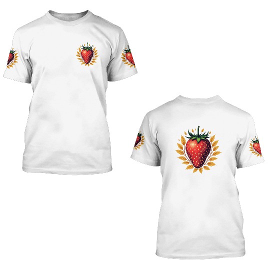 strawberry 3D T Shirts