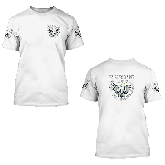 FLYING HIGH THINKING BIGGER - EAGLE AND ELEPHANT 3D T Shirts