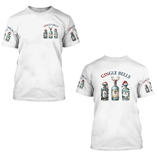 Merry Christmas, Christmas Vintage 3D T Shirts