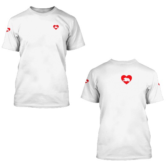 Groovy I Love CHICAGO 3D T Shirts