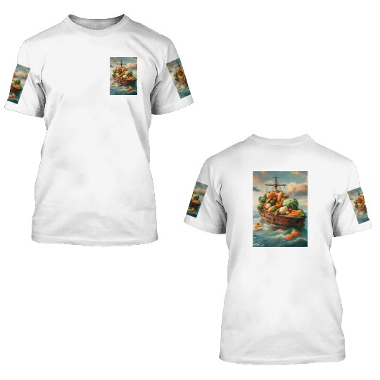 Harvest High Seas 3D T Shirts