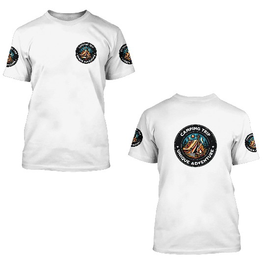 Camping Trip Young Adventures 3D T Shirts