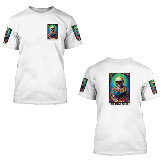 The Cereal Killer 3D T Shirts