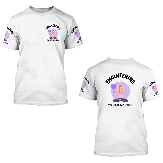 Engineering the Perfect Flow 3D T Shirts