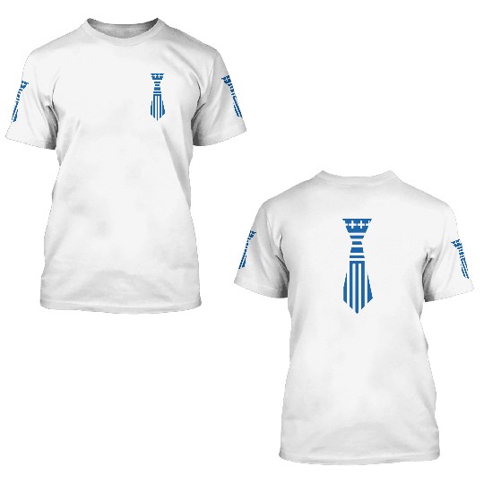 Neck Tie Greece Flag Greek Flag 3D T Shirts
