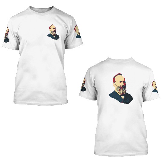 President James Abraham Garfield 3D T Shirts