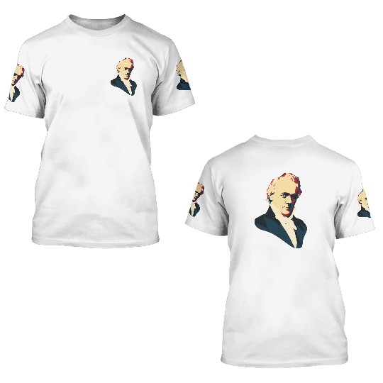 President James Buchanan 3D T Shirts