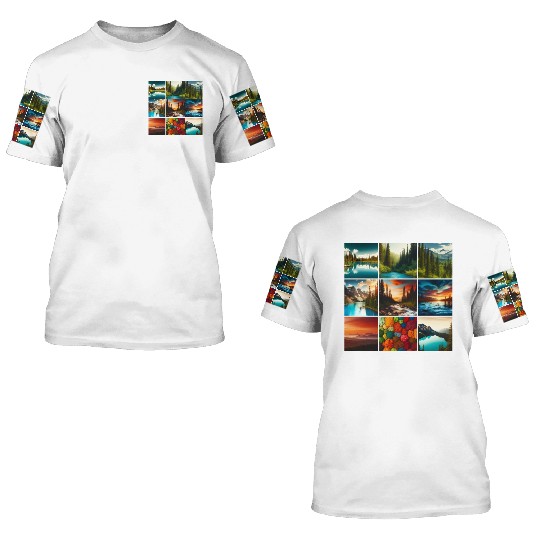 Nature Aesthetic 3D T Shirts
