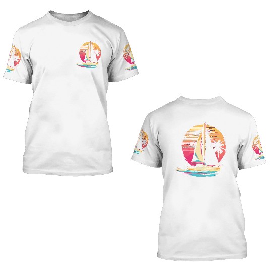 90s Sailing 3D T Shirts