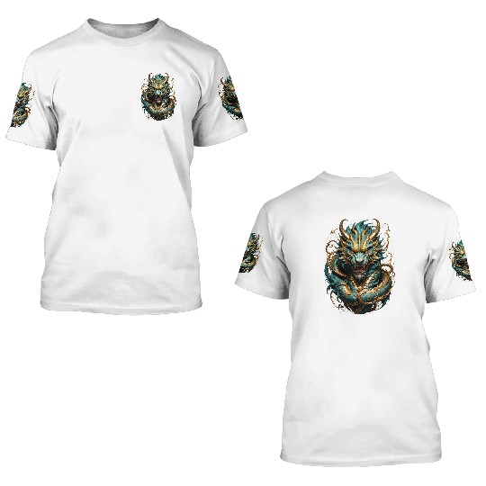 The chinese Dragon 3D T Shirts