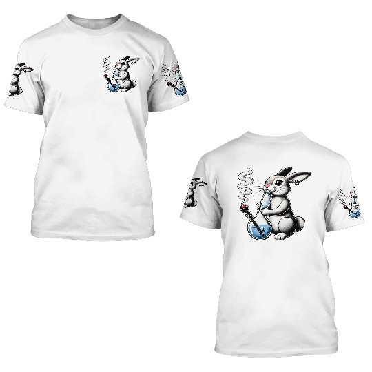 Baked Bunny Hits 3D T Shirts