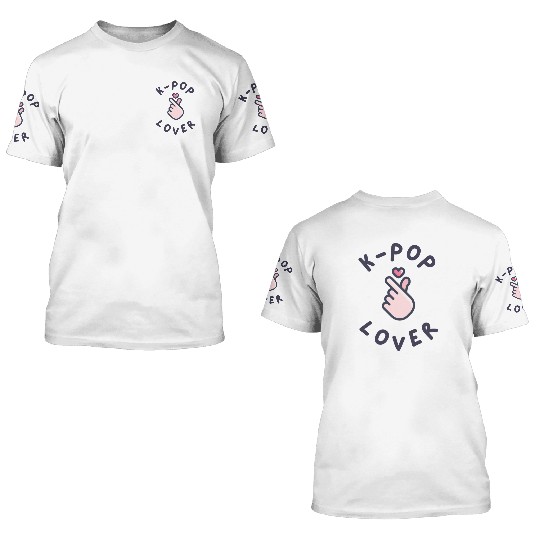 K Pop Lover 3D T Shirts