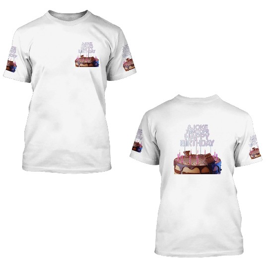 Premify 3D Pop Up Happy Birthday Card with Light & 3D T Shirts