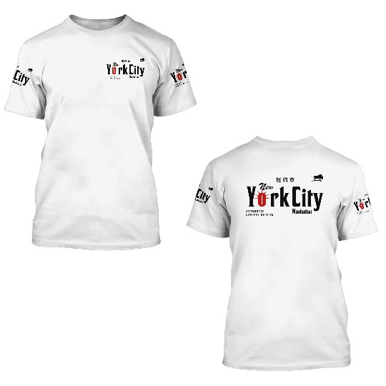 New York City - Manhattan 3D T Shirts