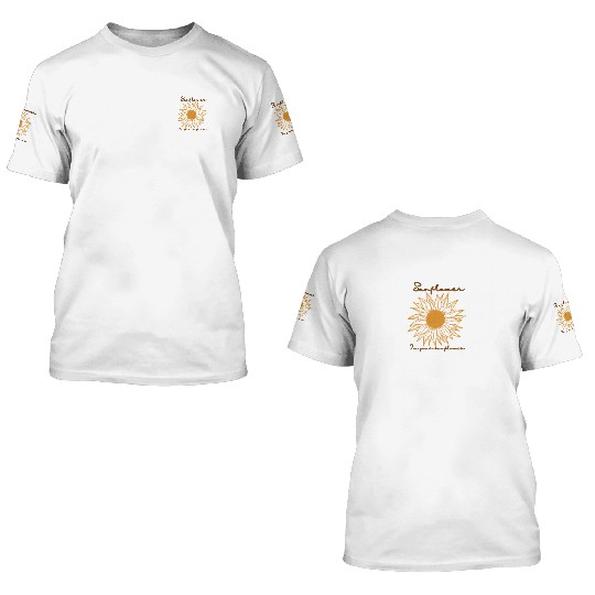 Sunflower SERENADE 3D T Shirts