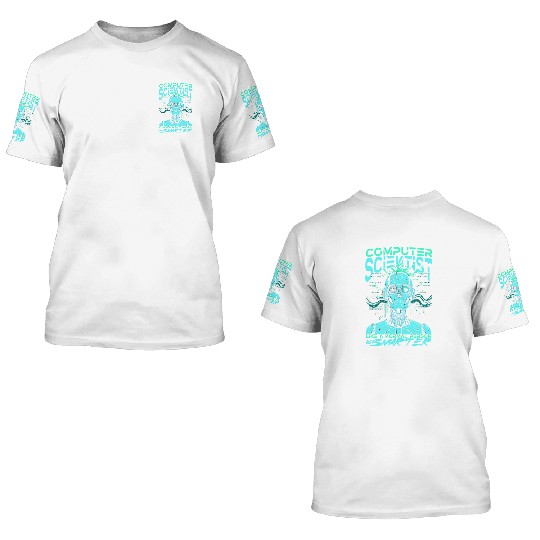 Theoretical Computer Scientist 3D T Shirts