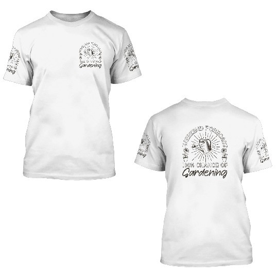Plant Lover Gardening Weekend 3D T Shirts