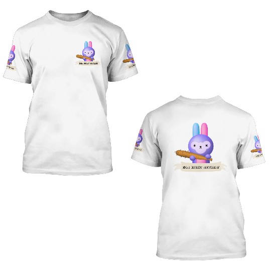 Egg Hunt Outlaw Easter 3D T Shirts