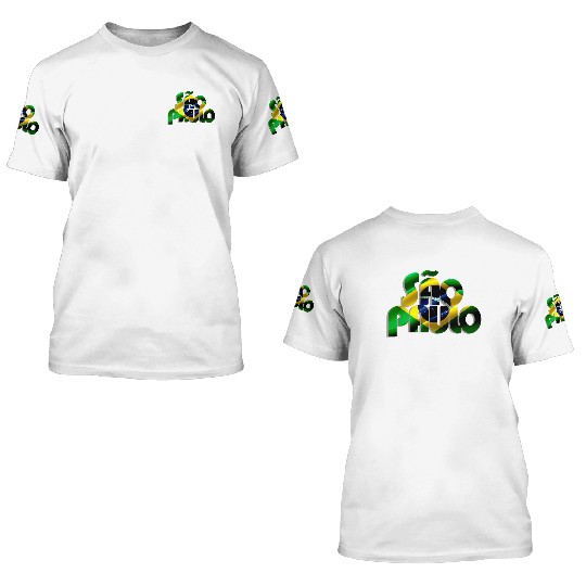 Sao Paulo 3D T Shirts