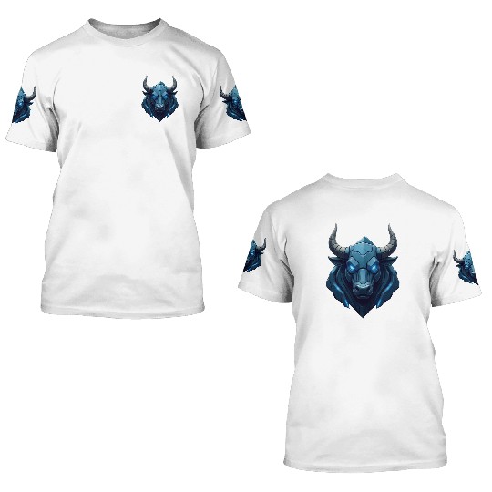 Bull face 3D T Shirts
