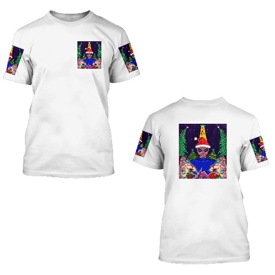 Alien Christmas Gifts Collection Time! 3D T Shirts
