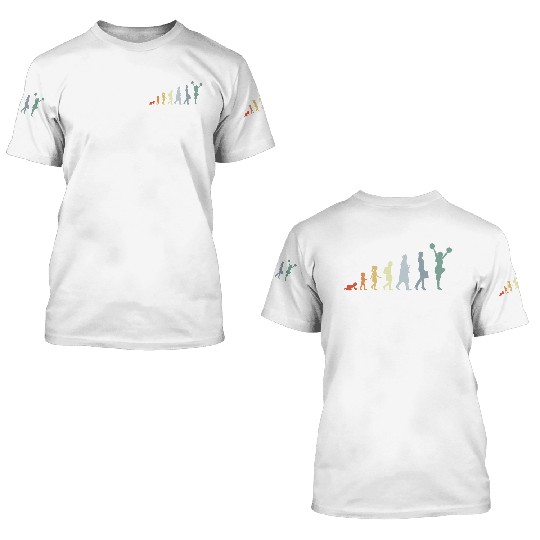 Vintage Cheerleader Evolution 3D T Shirts