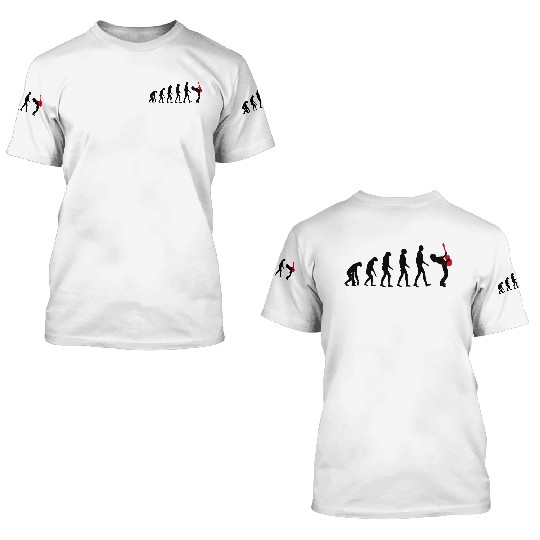 Rock Evolution 3D T Shirts