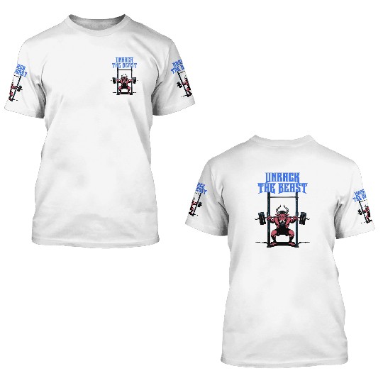 Unrack the Beast 3D T Shirts