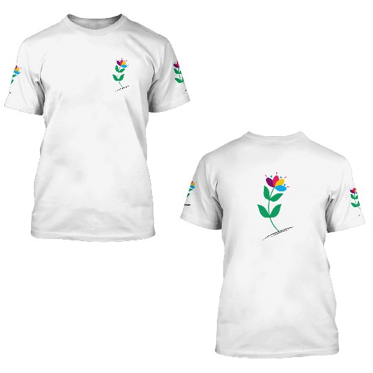 Bright Blossom 3D T Shirts