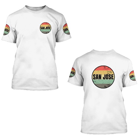 San Jose 3D T Shirts
