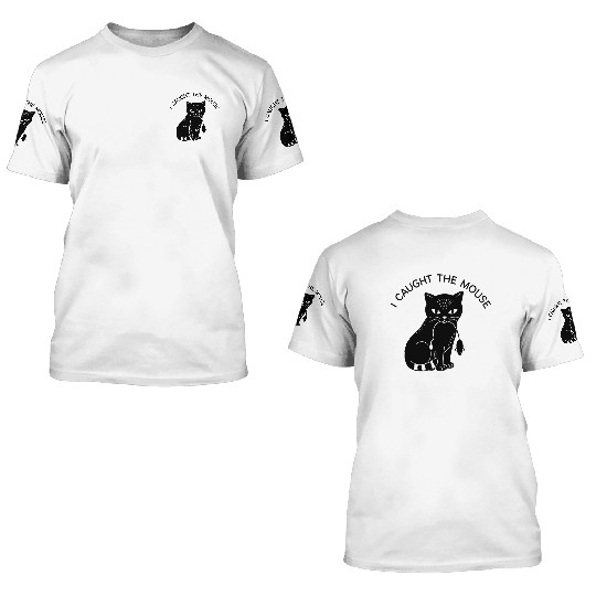 Cat and Mouse 3D T Shirts