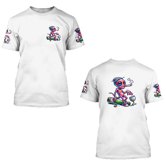 Salva Alien 3D T Shirts