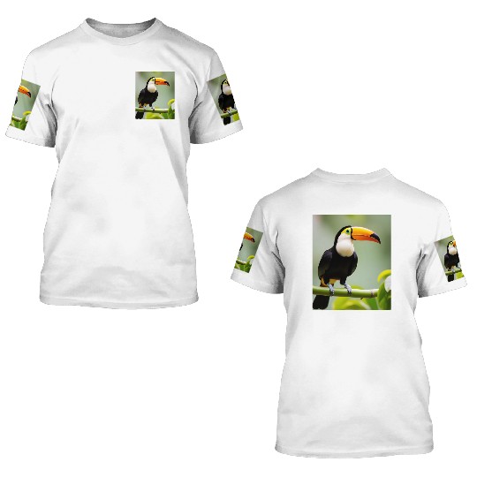 Tropical Toucan 3D T Shirts