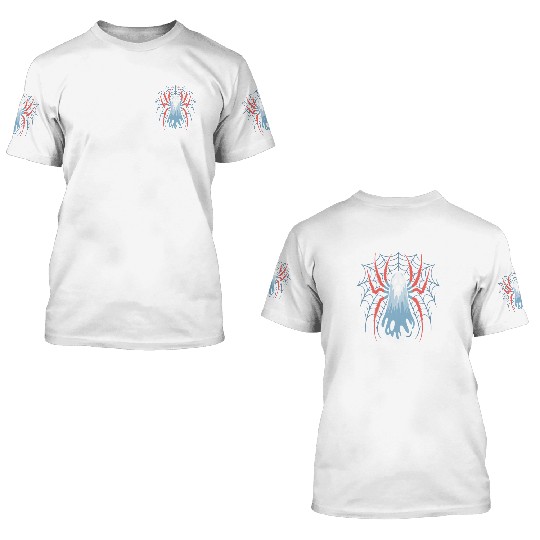 Ghost Spider Scream 3D T Shirts