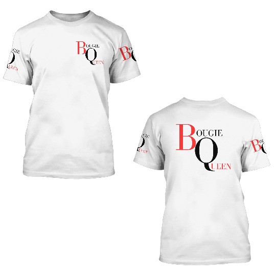 Bougie Queen Red&Black 3D T Shirts