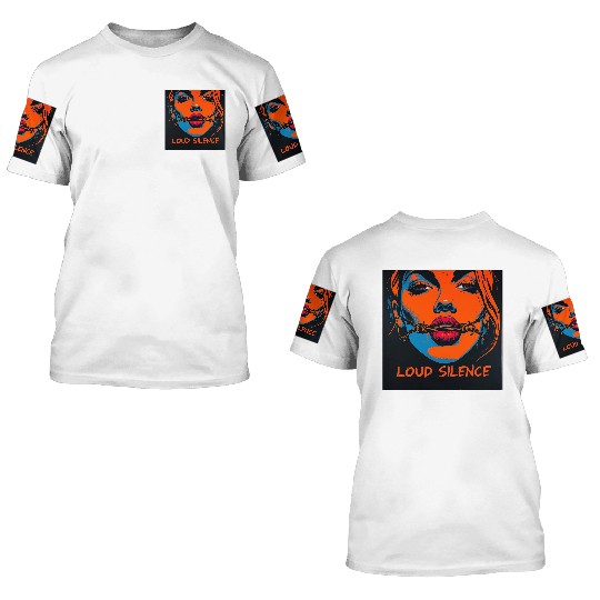 Loud Silence Psychedelic 3D T Shirts