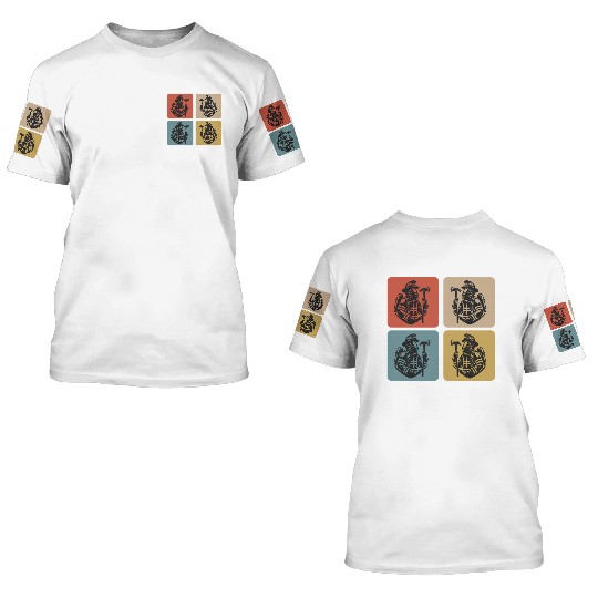 Fire Brigade - Heroes In Action 3D T Shirts