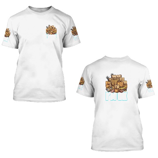 I'm Ok Postal Worker Design 3D T Shirts
